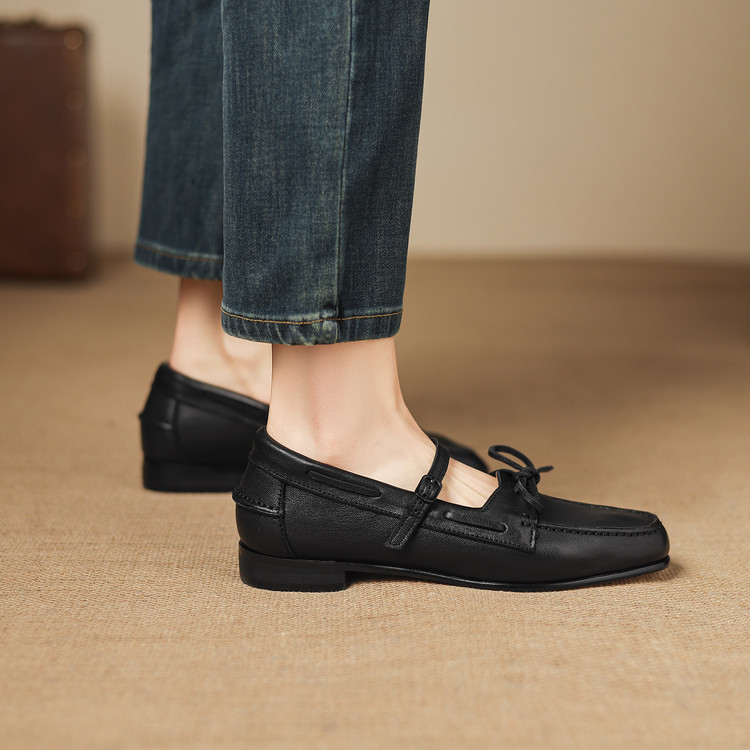 Women's Fashion Flat Shoes in Black and Brown - Style e.html - Image 3