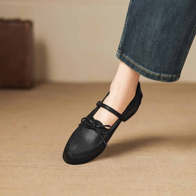 Women's Fashion Flat Shoes in Black and Brown - Style e.html - Image 4