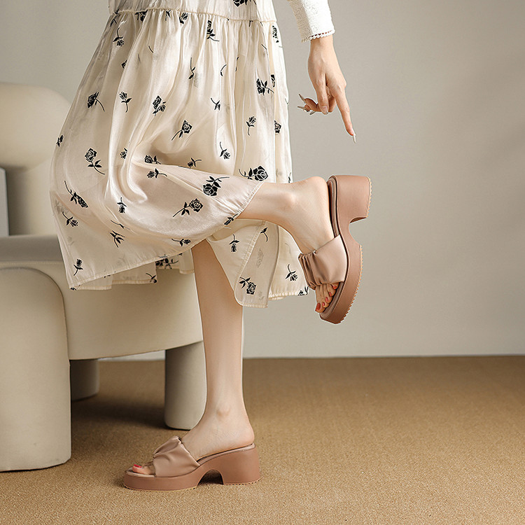 Women's High Heel Platform Open Toe Sandals Summer 2025 - Image 4